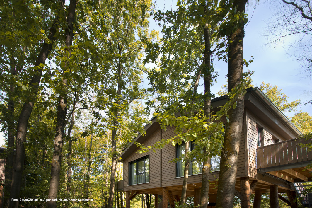 Baumchalets, Neuss. Leistung: GU-Leistung