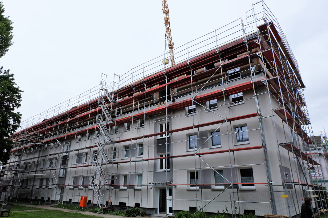 Mörikestraße, Leistung: Serielle Aufstockung
