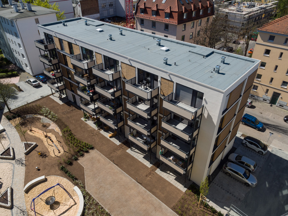 MFH Offenbach (5 Geschosser), Leistung: Geschlossene Gebäudehülle