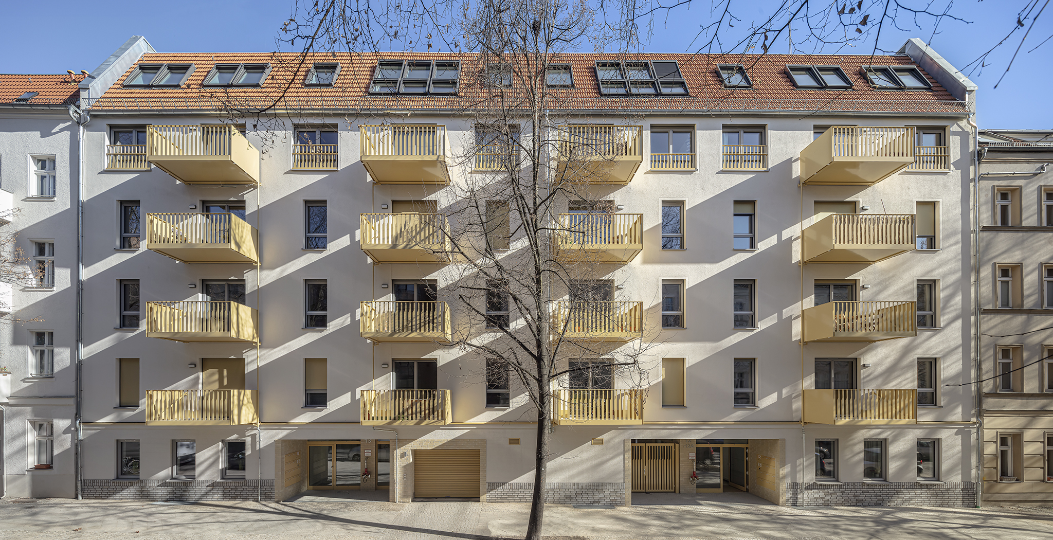 MFH Streustraße, Leistung: Geschlossene Gebäudehülle